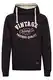 Blend Alejandro Herren Kapuzenpullover Hoodie Pullover Mit Kapuze Cross-Over-Kragen Und Fleece-Innenseite, Größe:S, Farbe:Black (70155)