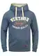 Blend Alejandro Herren Kapuzenpullover Hoodie Pullover Mit Kapuze Cross-Over-Kragen Und Fleece-Innenseite, Größe:M, Farbe:Ensign Blue (70260)