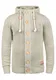 !Solid Peer Herren Strickjacke Cardigan Grobstrick Winter Pullover mit Kapuze, Größe:M, Farbe:Oyster Grey (8215)