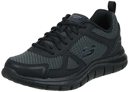 Herren 52630bbk Sneakers, Black Leather Mesh Trim, 41 EU