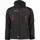 Geographical Norway Techno Softshelljacke Herren Kapuze abnehmbar, Dunkelgrau, M