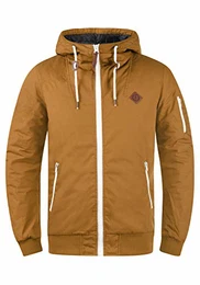 !Solid Tilly Herren Übergangsjacke Herrenjacke Jacke gefüttert mit Kapuze, Größe:M, Farbe:Cinnamon (5056)