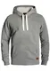 Blend Tedy Herren Winter Pullover Kapuzenpullover Hoodie Sweatshirt mit Teddy-Futter, Größe:M, Farbe:Zink Mix (70815)