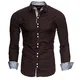 Kayhan Herren Hemd ROYAL Paisley Braun (S)