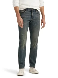 Herren Performance Series Extreme Motion Straight Fit Tapered Leg Jeans, Maverick, 32W / 32L