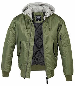 Brandit Herren Hooded MA1 Bomber Jacket (1-St)