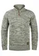 !Solid Philostrate Herren Strickpullover Troyer Grobstrick Pullover Aus 100% Baumwolle Mit Reißverschluss, Größe:M, Farbe:Ivy Green (3797)