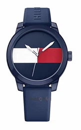 Herren Analog Quartz Armbanduhr mit Gummiarmband