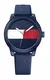 Tommy Hilfiger Herren Analog Quartz Armbanduhr mit Gummiarmband