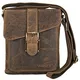 STILORD ''Mattia'' kleine Umhängetasche Herren Leder Vintage iPad Hülle 10,1 Zoll Tablettasche Schultertasche Messenger Bag Rindsleder Antik, Farbe:mittel - braun