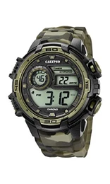 Herren Chronograph Quarz Uhr mit Silikon Armband K5723/6
