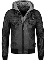 Indicode Herren Aaron Jacke, Schwarz (Black 999), Medium