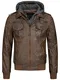 Indicode Herren Aaron Jacke, Braun (Dark Brown 020), Medium