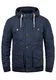 Blend Ciro Herren Übergangsjacke Herrenjacke Jacke mit Kapuze, Größe:M, Farbe:Navy (70230)