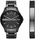 Armani Exchange Herren Analog Quarz Uhr mit Edelstahl Armband AX7101