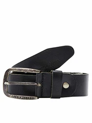 JACK & JONES Gürtel JJIPAUL JJLEATHER BELT NOOS Schwarz