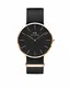 Daniel Wellington Classic Cornwall, Schwarz/Roségold Uhr, 40mm, NATO, für Herren