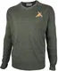 Savage Island Fasan gestickter Pullover aus Wolle mit V-Ausschnitt Jagd