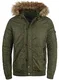 Blend Egon Herren Winter Jacke Herrenjacke Winterjacke gefüttert mit Kunst-Fellkapuze, Größe:L, Farbe:Ivy Green (77086)