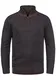 Indicode Nathen Herren Strickpullover Troyer Feinstrick Pullover Mit Stehkragen und Reißverschluss, Größe:L, Farbe:Navy (400)