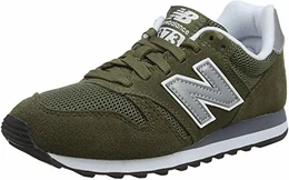 Herren 373 Core Sneaker Low-top, Grün (Olive), 43 EU