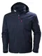 Helly Hansen Herren CREW HOODED MIDLAYER JACKET – Blau (Navy), Medium