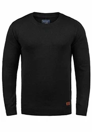 Blend Lars 20703347ME Strickpullover, Größe:M, Farbe:Black (70155)