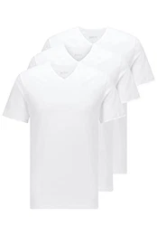 Herren T-Shirt VN 3P CO Dreier-Pack T-Shirts aus Baumwolle mit V-Ausschnitt