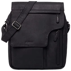 LEABAGS Umhängetasche Amsterdam Schwarz