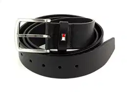 Herren Gürtel New Denton Belt 4,0 cm Ledergürtel, Schwarz (Black), 100 cm