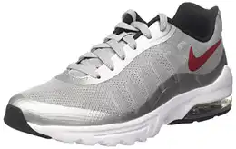Herren Air Max Invigor Sneaker, Grau (Wolf Grey/Varsity Red-Black-White), 42 EU