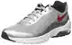 Nike Herren Air Max Invigor Sneaker, Grau (Wolf Grey/Varsity Red-Black-White), 42 EU