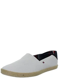 Herren Easy Summer Slip ON Espadrilles, Weiß (White 100), 42 EU