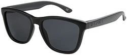 X-CRUZE Nerd Sonnenbrillen polarisiert Style Retro Vintage Unisex (9-002) schwarz matt/schwarz (9-002)