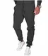 MERISH Jogginghose Herren Jogger Männer Baumwolle Jungen Slim Fit 211, Schwarz, M