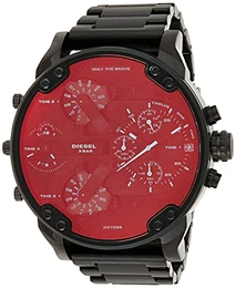 Herren Analog Quarz Uhr mit Edelstahl Armband DZ7395