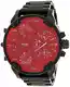 Diesel Herren Analog Quarz Uhr mit Edelstahl Armband DZ7395