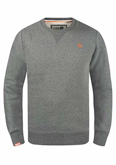 !Solid Benn O-Neck Herren Sweatshirt Pullover Pulli Mit Rundhalsausschnitt Grau (8236) !Solid Benn O-Neck Herren Sweatshirt Pullover Pulli Mit Rundhalsausschnitt Grau (8236)