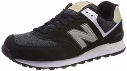 , Herren Sneaker, Schwarz (Black), 42 EU (8 UK)