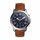 Fossil Herren Hybrid Smartwatch Q Grant - Leder - Analoge Herrenuhr im klassischen Vintage Stil mit Smartfunktionen/Für Android & iOS