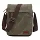 Outreo Schultertasche Vintage Umhängetasche Herren Messenger Taschen Canvas Kuriertasche für Tablet Retro Reisetasche Schule Aktentasche