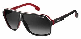 1001/S Matte Black Red/Grey Shaded 62/11/140 Unisex Sonnenbrillen
