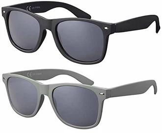 La Optica B.L.M. Sonnenbrille UV400 CAT 3 Retro Vintage Nerd Grau/Stealth Grey La Optica B.L.M. Sonnenbrille UV400 CAT 3 Retro Vintage Nerd Grau/Stealth Grey