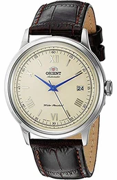 Unisex Erwachsene Analog Automatik Uhr mit Leder Armband FAC00009N0