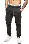 Indicode Herren Levi Cargo Hose Raven