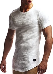 -T Shirt Herren für Sports & Outdoor Sportshirt Herren Kurzarm & Slim Fit Tshirt Herren Teil der Herren Sportbekleidung Manner T-Shirt Activewear & Gym Shirt für Herren LN-6324