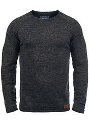 Blend Dan Herren Strickpullover Feinstrick Mit Rundhals (20700587ME) Burned Orange (73823)