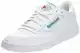 Reebok Herren Club C 85 Hallenschuhe, Weiß (Int-white/green), 43 EU