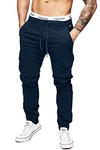 Indicode Herren Levi Cargo Hose Navy