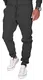 MERISH Jogginghose Herren  Jogger Männer  Baumwolle Jungen Slim Fit 211, Anthrazit, M